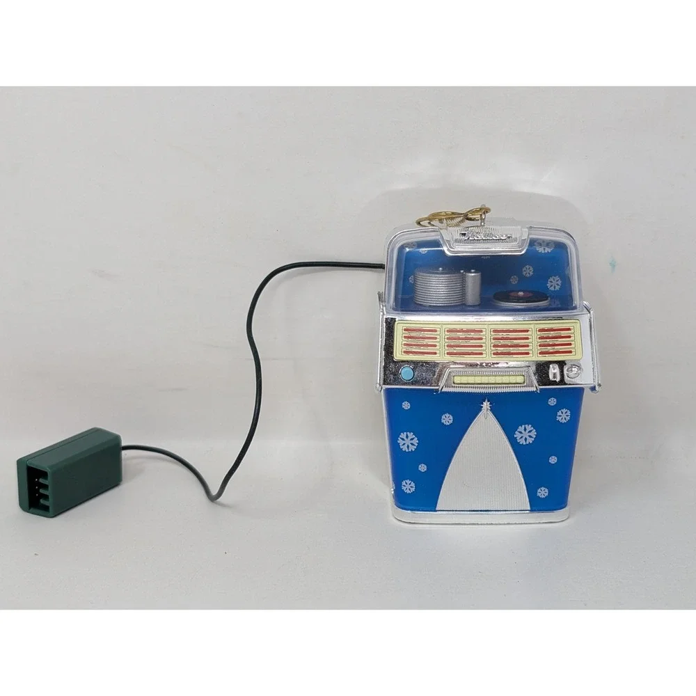 Hallmark‎ Keepsake Jolly Jukebox 2013 Christmas Ornament With Light & Sound Y2K